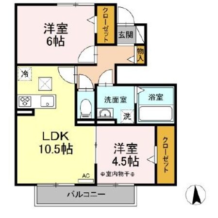 中村公園駅 バス15分  東条下車：停歩11分 1階の物件間取画像